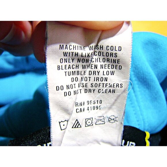 Under Armour Fleece Pullover Color Block Hoodie Sweatshirt Front Pockets Logo L - Picture 11 of 12